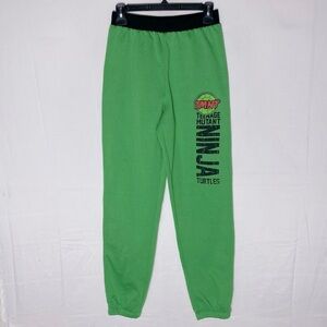 Nickelodeon Teenage Mutant Ninja Turtles Green Sweatpants Joggers 14